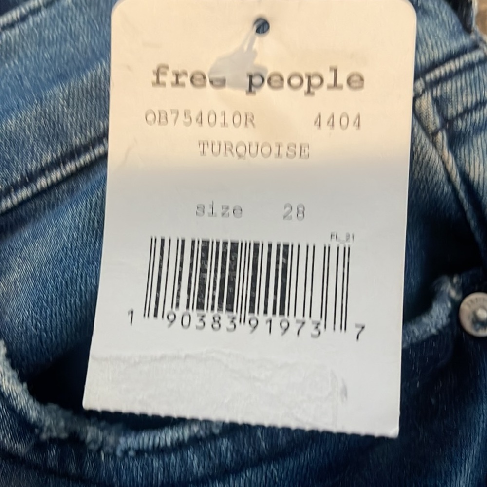 BNWT FREE PEOPLE Women's JEANS SIZE 28 - Picture 4 of 7